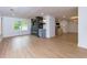 Open concept living space featuring modern flooring and a cozy fireplace at 505 Cedar Creek Nw Rd, Cartersville, GA 30121