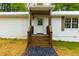 Back entrance featuring new door and wooden steps at 505 Cedar Creek Nw Rd, Cartersville, GA 30121
