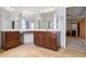 Spacious bathroom area with dual sinks and vanity at 135 Antoinette Ave, Mcdonough, GA 30252