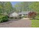 Charming single-story home boasts mature landscaping, a mix of stone and shake siding, and a welcoming entrance at 115 Beechwood Trl, Roswell, GA 30075