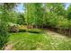 Expansive backyard featuring a lush lawn, trees and garden at 1270 Cameron Crk, Marietta, GA 30062