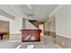 View of basement featuring wood paneled bar, stairwell, and pool table at 1081 Talon Trce, Lawrenceville, GA 30043
