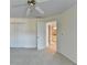 Bedroom with ceiling fan, closet and an ensuite bathroom at 1081 Talon Trce, Lawrenceville, GA 30043