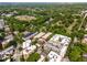 Aerial view of community surrounded by lush trees, parks, and buildings in a desirable location at 273 12Th Ne St # 313, Atlanta, GA 30309