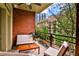 Relaxing balcony with outdoor seating, a ceiling fan, and views of the city at 273 12Th Ne St # 313, Atlanta, GA 30309