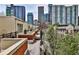Rooftop terrace offering panoramic views of the surrounding cityscape and neighborhood at 273 12Th Ne St # 313, Atlanta, GA 30309