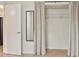 Bright closet features a mirror and shelving at 6337 Ansel Ct, Buford, GA 30518