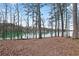Scenic lake view from the property, surrounded by mature trees at 6337 Ansel Ct, Buford, GA 30518