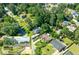 A charming home is surrounded by lush greenery and other residences in a community at 1081 Singleton Valley Cir, Norcross, GA 30093