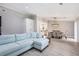 Spacious living room and dining area with light gray walls and plank flooring at 1248 Reilly Ln, Clarkston, GA 30021