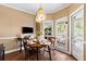 Breakfast nook with natural light and deck access at 5539 Hurstcliffe Nw Dr, Kennesaw, GA 30152