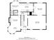Detailed floor plan showcasing layout of main level of the home at 5539 Hurstcliffe Nw Dr, Kennesaw, GA 30152