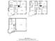 Detailed floor plans showcasing layouts for the levels of the home at 5539 Hurstcliffe Nw Dr, Kennesaw, GA 30152