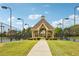 Inviting community gazebo surrounded by lush landscaping, offering a tranquil space for relaxation and gatherings at 811 Holly Mist Ct, Loganville, GA 30052