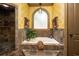 Beautiful bathroom with a tiled shower, soaking tub, and decorative touches at 2740 Drayton Hall Dr, Buford, GA 30519