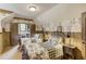 Charming bedroom showcasing two twin beds with black and white bedding, and decorative wallpaper at 2740 Drayton Hall Dr, Buford, GA 30519