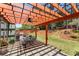 Outdoor patio with pergola offering shade and outdoor dining at 602 Redbud Ter, Canton, GA 30115