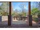 Private backyard featuring a nice wooded perimeter and a great outdoor space at 204 Phillips Ln, Alpharetta, GA 30009