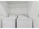 Convenient laundry room with a modern washer and dryer ready for use at 400 17Th Nw St # 2029, Atlanta, GA 30363