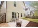 The backyard offers a concrete patio and a small patch of grass, perfect for relaxing at 540 Broughton Dr, Canton, GA 30114