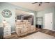 Living room showcasing wood floors and comfortable seating with view to kitchen at 540 Broughton Dr, Canton, GA 30114