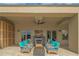 Comfortable outdoor lounge area with modern seating, a fireplace, and stylish decor for entertaining at 201 W Ponce De Leon Ave # 303, Decatur, GA 30030