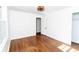 Bedroom featuring hardwood floors, white walls, and a window for natural light at 2010 Bixby Se St, Atlanta, GA 30317