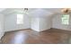 Spacious bedroom featuring hardwood floors, vaulted ceilings, and natural light at 2010 Bixby Se St, Atlanta, GA 30317