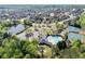 Panoramic aerial view of the residential community with pond, tennis courts, playground, and pool at 3835 New Salem Ct, Cumming, GA 30040