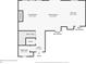 First floor plan featuring living room, dining room, kitchen, bathroom and garage at 3835 New Salem Ct, Cumming, GA 30040