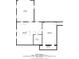 Detailed floor plan showing the layout of the basement and garage at 1721 Hudson Woods Trl, Decatur, GA 30033