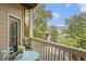 Cozy balcony overlooking lush greenery, perfect for relaxing outdoors at 200 Renaissance Ne Pkwy # 219, Atlanta, GA 30308
