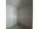 A small closet space with white walls, awaiting personalization and storage solutions at 5114 Arista Dr, Douglasville, GA 30135