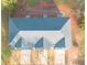 Aerial view of the roof and driveways of this newly constructed home at 6880 Robinson St, Lithonia, GA 30058