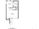 Detailed floor plan featuring kitchen, living room, and dining area at 270 Lakemoore Dr # B, Atlanta, GA 30342