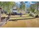 Lakefront property with dock and expansive yard; the perfect setting for enjoying lake living and outdoor activities at 480 Friar Tuck Cir, Covington, GA 30014