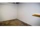 Unfinished basement with white cinder block walls and concrete floors offer a blank canvas for custom renovation at 1521 Larkwood Dr, Canton, GA 30114