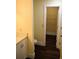 Bathroom featuring granite countertops, tile floors, and a walk-in closet at 1521 Larkwood Dr, Canton, GA 30114