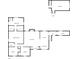 Detailed floor plan showcasing the layout of the house, including bedrooms, bathrooms, and living spaces at 527 Gaddis Rd, Canton, GA 30115