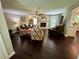 Inviting living room boasts a fireplace, hardwood floors, and a comfortable seating arrangement at 527 Gaddis Rd, Canton, GA 30115