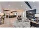 Spacious open-concept living area featuring a modern kitchen and a cozy living space at 1705 Ezra Church Nw Dr, Atlanta, GA 30314