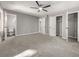 Large main bedroom with bathroom access, ample closet space, and neutral decor at 1971 Westley Dr, Riverdale, GA 30296