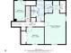 Detailed second floor plan shows primary bedroom, bedrooms, baths, and walk-in closet at 3727 Cline Se Dr, Smyrna, GA 30082