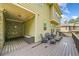 Large wooden deck featuring an outdoor seating area, with a view of the yard at 626 Oakbourne Way, Woodstock, GA 30188