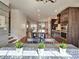 Open concept living space with modern kitchen and dining areas at 1923 Prospect Park Ln, Decatur, GA 30033