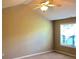 Bedroom featuring neutral walls, carpet, a ceiling fan, and a vaulted ceiling at 1975 Hoods Fort Nw Cir # 24, Kennesaw, GA 30144