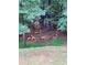 Lush backyard featuring a small Gathering of deer enjoying the natural surroundings at 629 Gold Valley Pass, Canton, GA 30114
