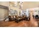 Spacious living room with hardwood floors, lots of natural light and open layout at 629 Gold Valley Pass, Canton, GA 30114