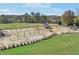 Community playground offers swings, slides, and other fun play structures in a park-like setting with green grass at 629 Gold Valley Pass, Canton, GA 30114
