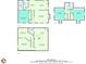 Multi-level floorplan view of basement, first floor, and upper level highlighting layout and dimensions at 8132 Union Hill Rd, Canton, GA 30115